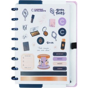 Caderno Inteligente Medio Bruna Tavares Dream 80FLS. - Imagem 4