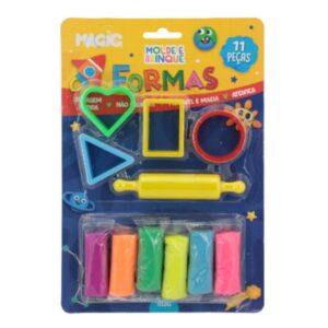 Massa para Modelar Criativa Formas 11PCS Molde e Brinque - Imagem 1