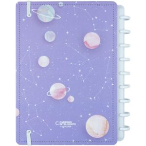 Caderno Inteligente Medio Purple Galaxy By Gocase 80FLS. - Imagem 2