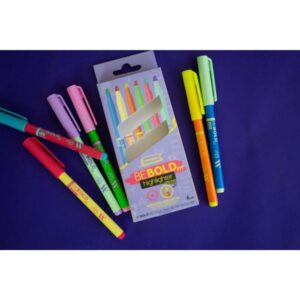 Caneta Marca Texto Bebold Fit 6 Cores - Imagem 4