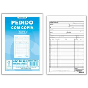 Impresso Talao de Pedido 1/18 2 Vias 40 Folhas - Imagem 1