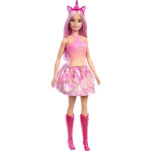 Barbie Fantasy Boneca Unicórnio Rosa - Imagem 1