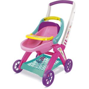 Carrinho de Boneca 3 em 1 Rosa - Imagem 1