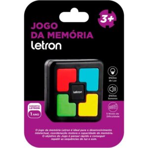 Jogo da Memoria Letron 6X6CM Som/Luz - Imagem 2