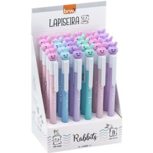 Lapiseira 0.7MM Plastica Rabbits 4 Cores Sort - Imagem 1