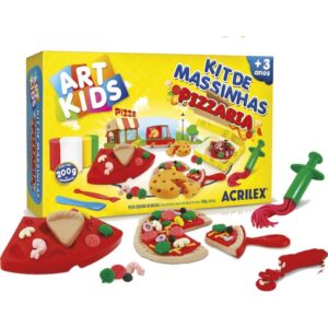 Massa para Modelar Criativa Art Kids Pizzaria 200G - Imagem 1