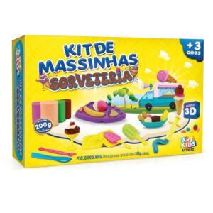 Massa para Modelar Criativa Art Kids Sorveteria 200G - Imagem 1