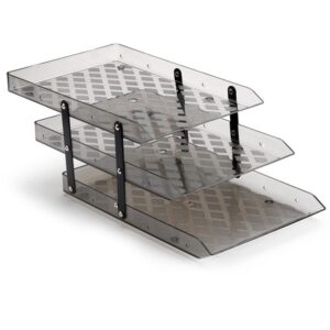 Caixa Correspondencia Tripla Movel Fume Selada - Imagem 1