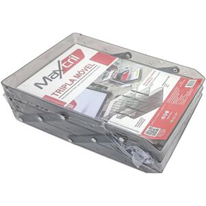 Caixa Correspondencia Tripla Movel Fume Selada - Imagem 3