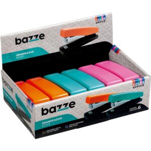 Grampeador Plastico Bazze B5309 25F 3 Cores - Imagem 2
