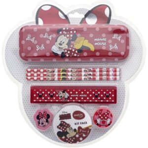 Kit Escolar Minnie 7PCS C/ Estojo Metalico - Imagem 1