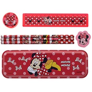 Kit Escolar Minnie 7PCS C/ Estojo Metalico - Imagem 2