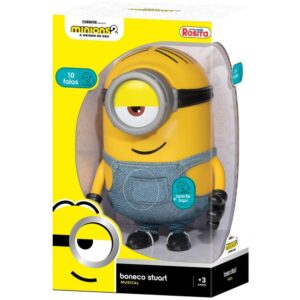 Boneco e Personagem Minions Stuart 25CM 10 Frases - Imagem 2
