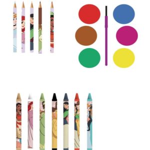 Maleta para Pintura Princesas Kit Pintura C/Adesiv - Imagem 1