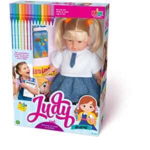 Boneca Judy Student 34CM C/Giz/Livro - Imagem 1