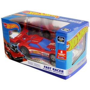 Carrinho a Friccao Hot Wheels Fast Racer Luz/Som - Imagem 7