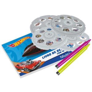 Brinquedo para Colorir Mesa Projetora Hot Wheels - Imagem 2