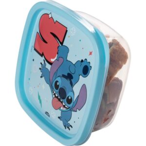Pote Plastico Stitch Quadrado 580ML - Imagem 3