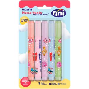 Caneta Marca Texto Fini C/Aroma 5 Cores - Imagem 1