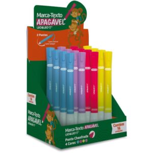 Caneta Marca Texto Apagavel 4 Cores - Imagem 3