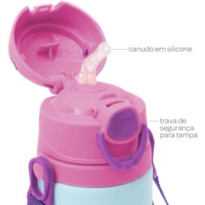 Garrafa de Aluminio Animal Fun Unicornio 450ML. - Imagem 2