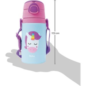 Garrafa de Aluminio Animal Fun Unicornio 450ML. - Imagem 3