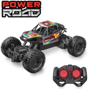 Carrinho Controle Remoto Power Road C/Bateria Recar. Pt - Imagem 2