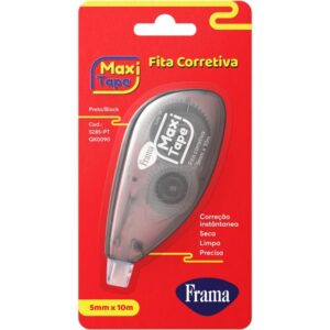 Corretivo em Fita Maxi Tape Office 5MMX10M. Sort - Imagem 1
