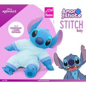 Boneco e Personagem Stitch Amor de Filhote 36CM - Imagem 2