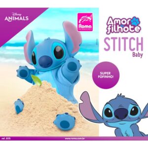 Boneco e Personagem Stitch Amor de Filhote 36CM - Imagem 3