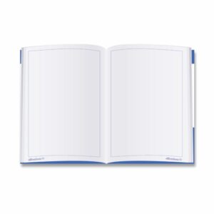 Caderno Caligrafia Capa Dura Alibombom Azul S/Pauta 72FLS. - Imagem 2