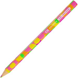 Lapis de Cor Jumbo Cis Multicolor Graf 4COR Neon - Imagem 2