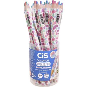 Lapis de Cor Jumbo Cis Multicolor Graf 4COR Paste - Imagem 1