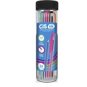 Caneta Esferografica Cis Tik 0.7MM Cores Sortidas - Imagem 1