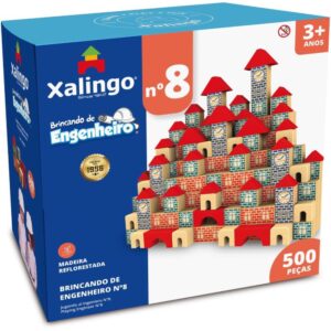 Brinquedo para Montar Brincando de Engenheiro-8 500P - Imagem 1