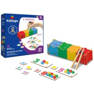 Brinquedo Pedagogico Separaçao Cores e Contando - Imagem 3