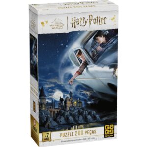 Quebra-Cabeca Cartonado Harry Potter 200 Pecas - Imagem 1