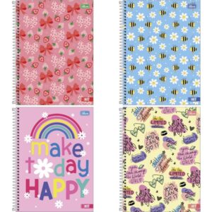 Caderno 20X1 Capa Dura Hit Feminino 320FLS. 50G. - Imagem 1