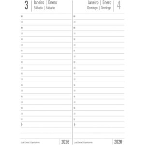 Agenda 2027 Kbom Espiral 160F.123X164MM - Imagem 3