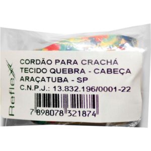 Cordao para Cracha Tecido Quebra Cabeça Tea - Imagem 2