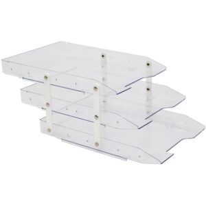 Caixa Correspondencia Tripla Slim Movel Cristal Selada - Imagem 1