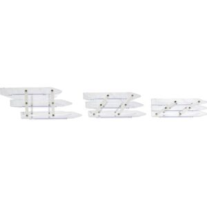 Caixa Correspondencia Tripla Slim Movel Cristal Selada - Imagem 4