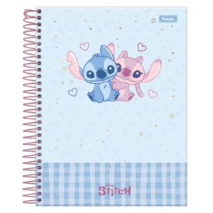 Caderno 10X1 Cp.dura Colegial Stitch 160FLS. - Imagem 2