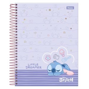 Caderno 10X1 Cp.dura Colegial Stitch 160FLS. - Imagem 4