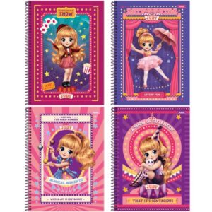 Caderno 01X1 Capa Dura Judy 80FLS. - Imagem 1