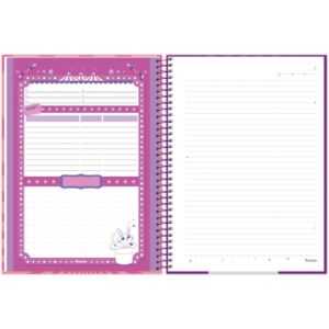 Caderno 01X1 Capa Dura Judy 80FLS. - Imagem 8