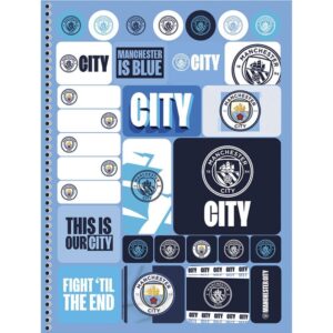 Caderno 10X1 Capa Dura Manchester City 160F - Imagem 2