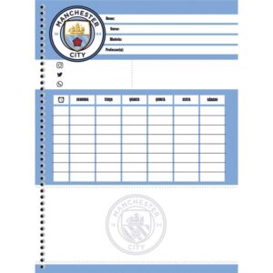 Caderno 10X1 Capa Dura Manchester City 160F - Imagem 4