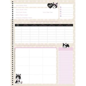 Caderno 10X1 Capa Dura Rebeca Bonbon 160FLS. - Imagem 4