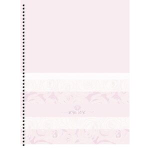 Caderno 15X1 Capa Dura Rosa Rose 240FLS. - Imagem 3